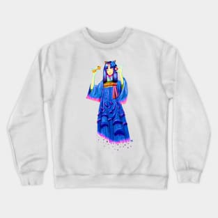 Japanese Girl with Kendama Crewneck Sweatshirt